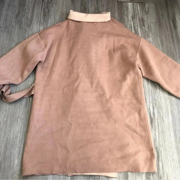 Zara kids‎ Girls Knit Cardigan with Waist Tie Tan/ Beige 11-12y - Picture 6 of 8